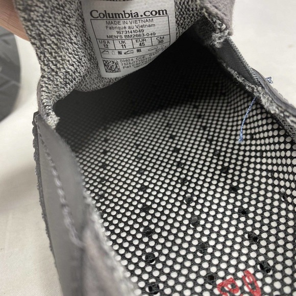 *Mismatch Columbia Bahama Vent PFG Gray Boat Shoes Mens Size 14 Right/ 12 Left - Picture 9 of 11